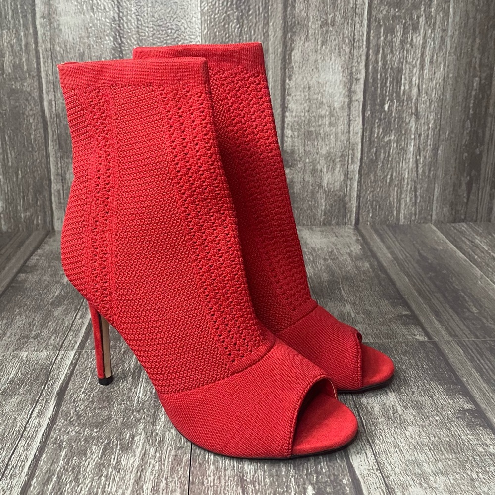 Catherine Malandrino Red Knitty Heel